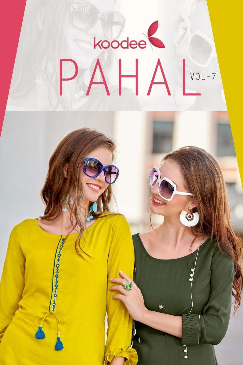 Pahal Vol 7 By Koodee Latest Designer Rayon Kurtis